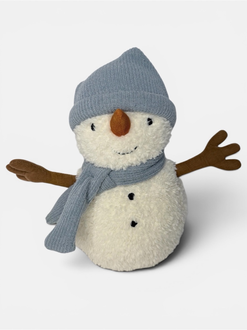 NWT Jellycat 8” Sammie Snowman Plush Stuffed Animal Winter Holiday